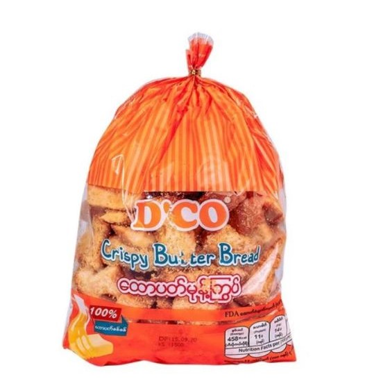 D'CO Crispy Butter Bread 280g